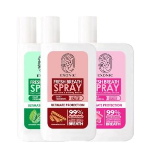 اسپری ضد پلاک دندان خوشبو کننده دهان اکسونیک
